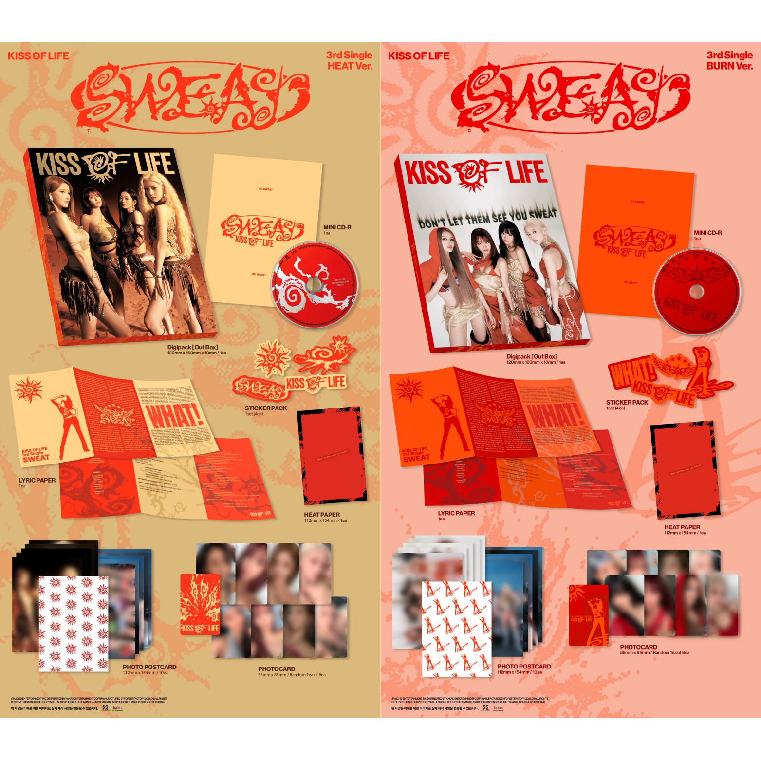 CD KISS OF LIFE SWEAT