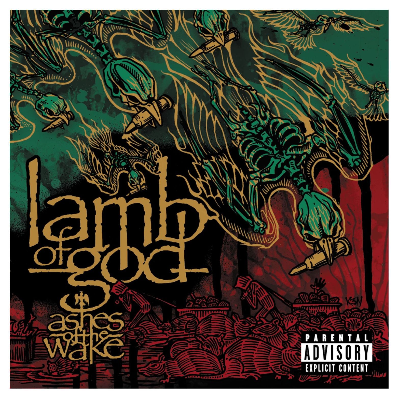 CD LAMB OF GOD ASHES OF THE WAKE