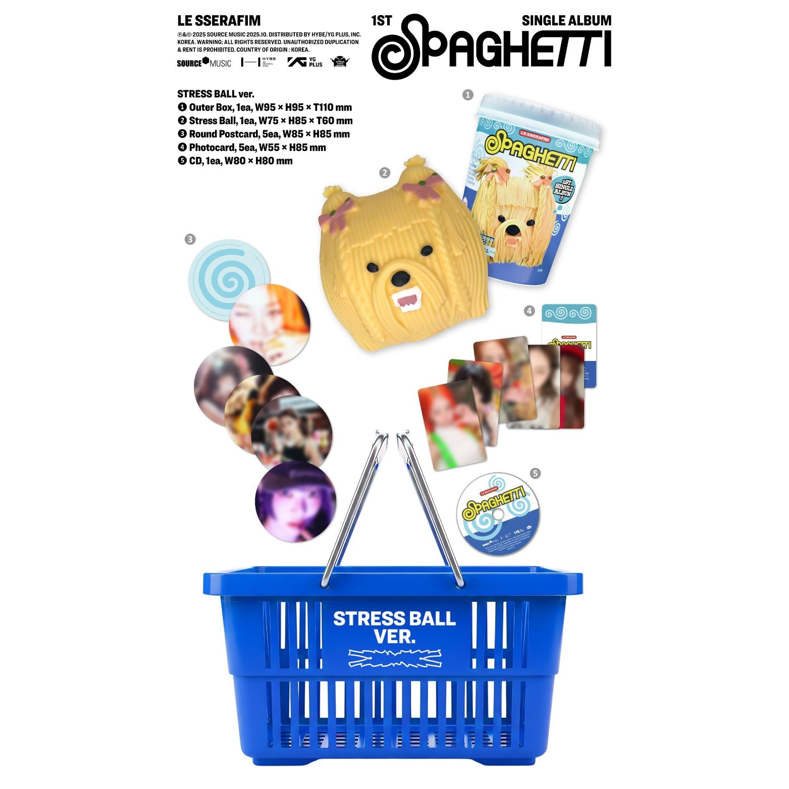 CD LE SSERAFIM SPAGHETTI