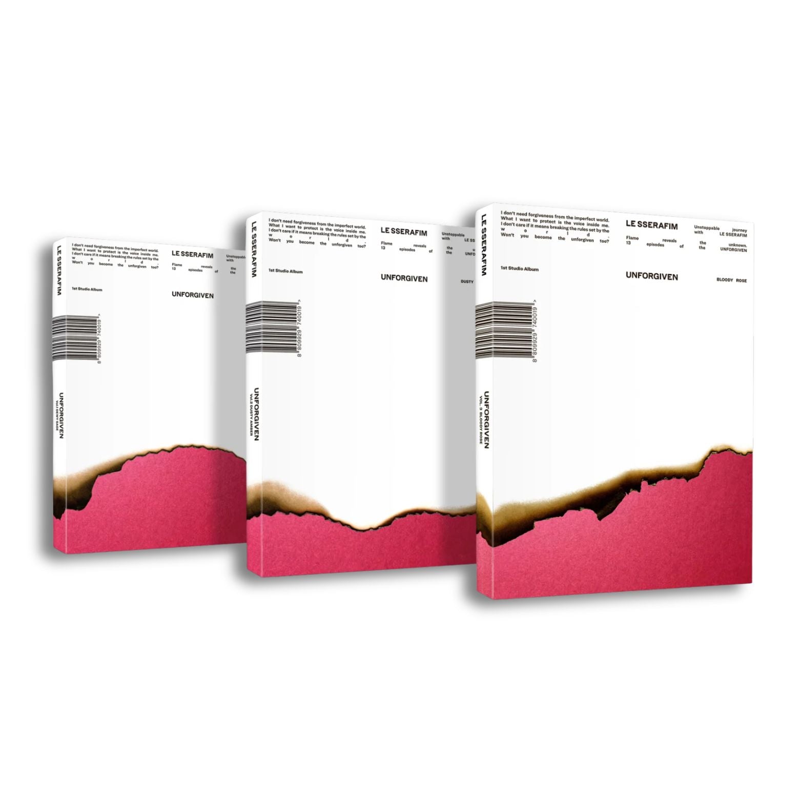 CD LE SSERAFIM UNFORGIVEN 1ST STUDIO ALBUM