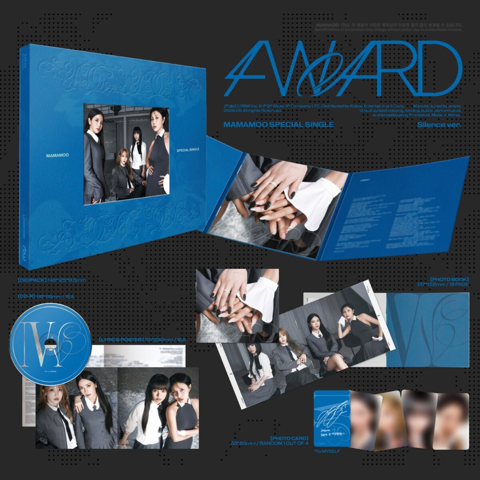 CD MAMAMOO 4WARD SPECIAL SINGLE