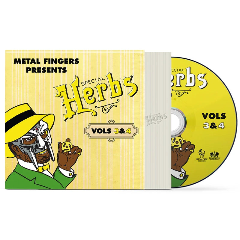 CD MF DOOM METAL FINGERS PRESENTS SPECIAL HERBS VOLS 3&4