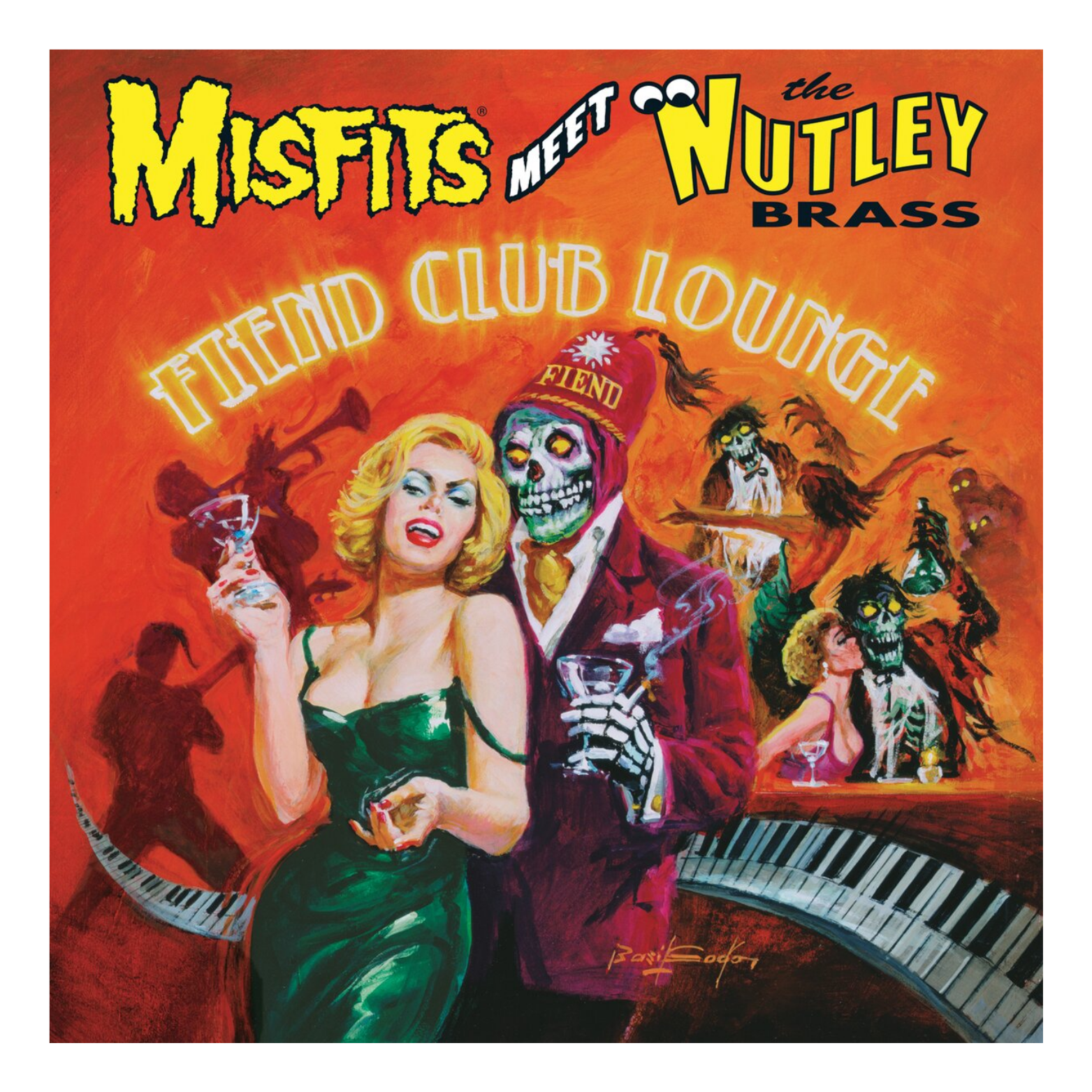 CD MISFITS MEET THE NUTLEY BRASS FIEND CLUB LOUNGE (EXPANDED EDITION)