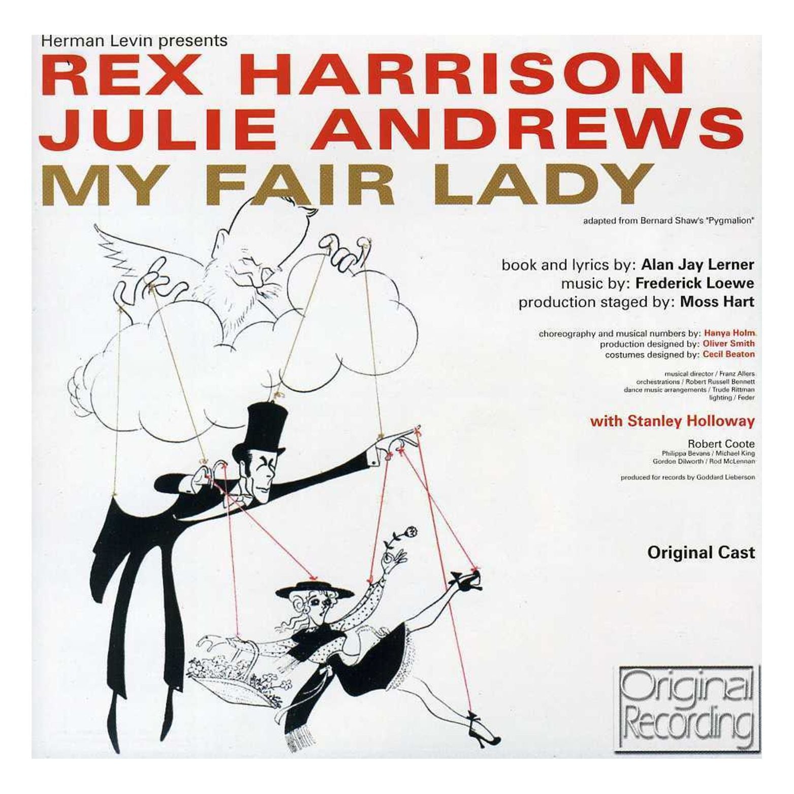 CD MY FAIR LADY ORIGINAL CAST