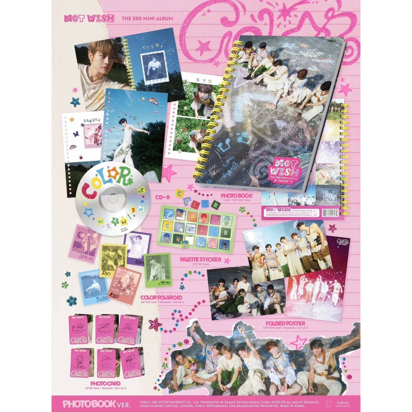CD NCT WISH COLOR