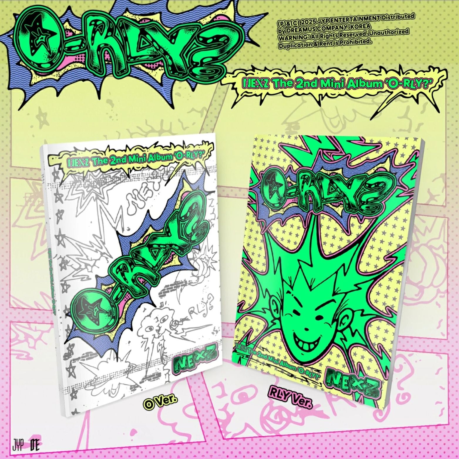 CD NEXZ O-RLY? 2nd MINI ALBUM