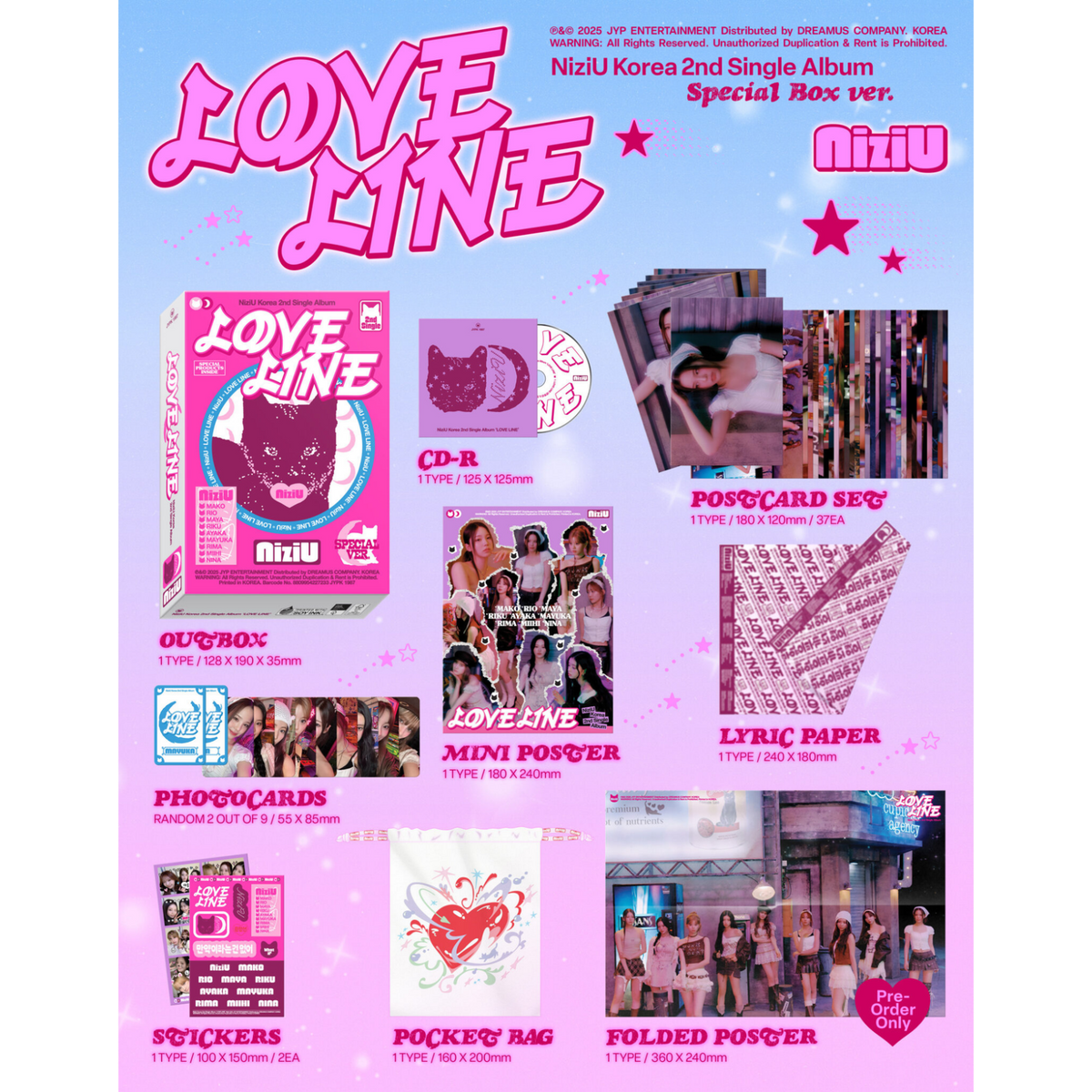 CD NIZIU LOVE LINE SPECIAL BOX EDITION