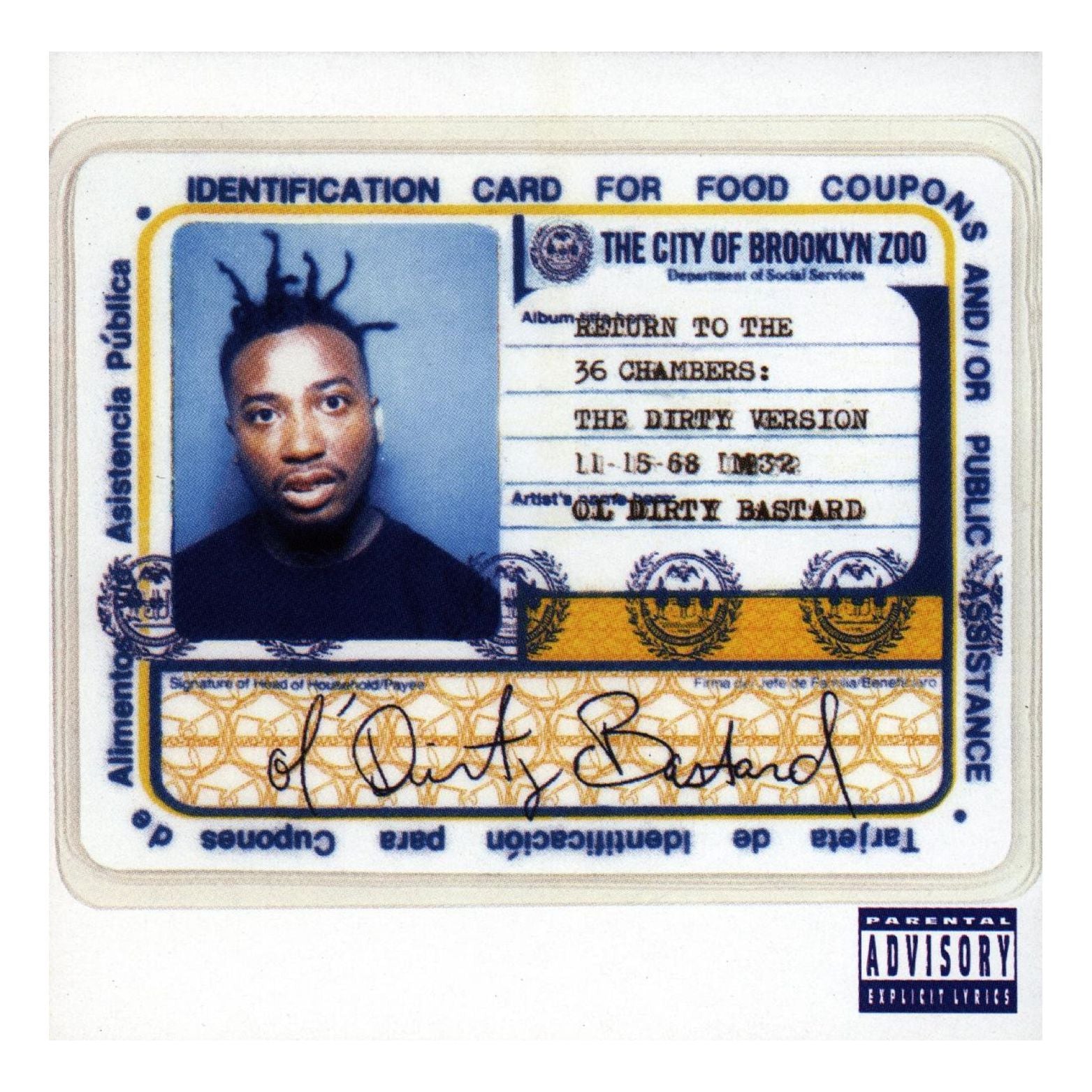 CD OL´ DIRTY BASTARD RETURN TO THE 36 CHAMBERS: THE DIRTY VERSION