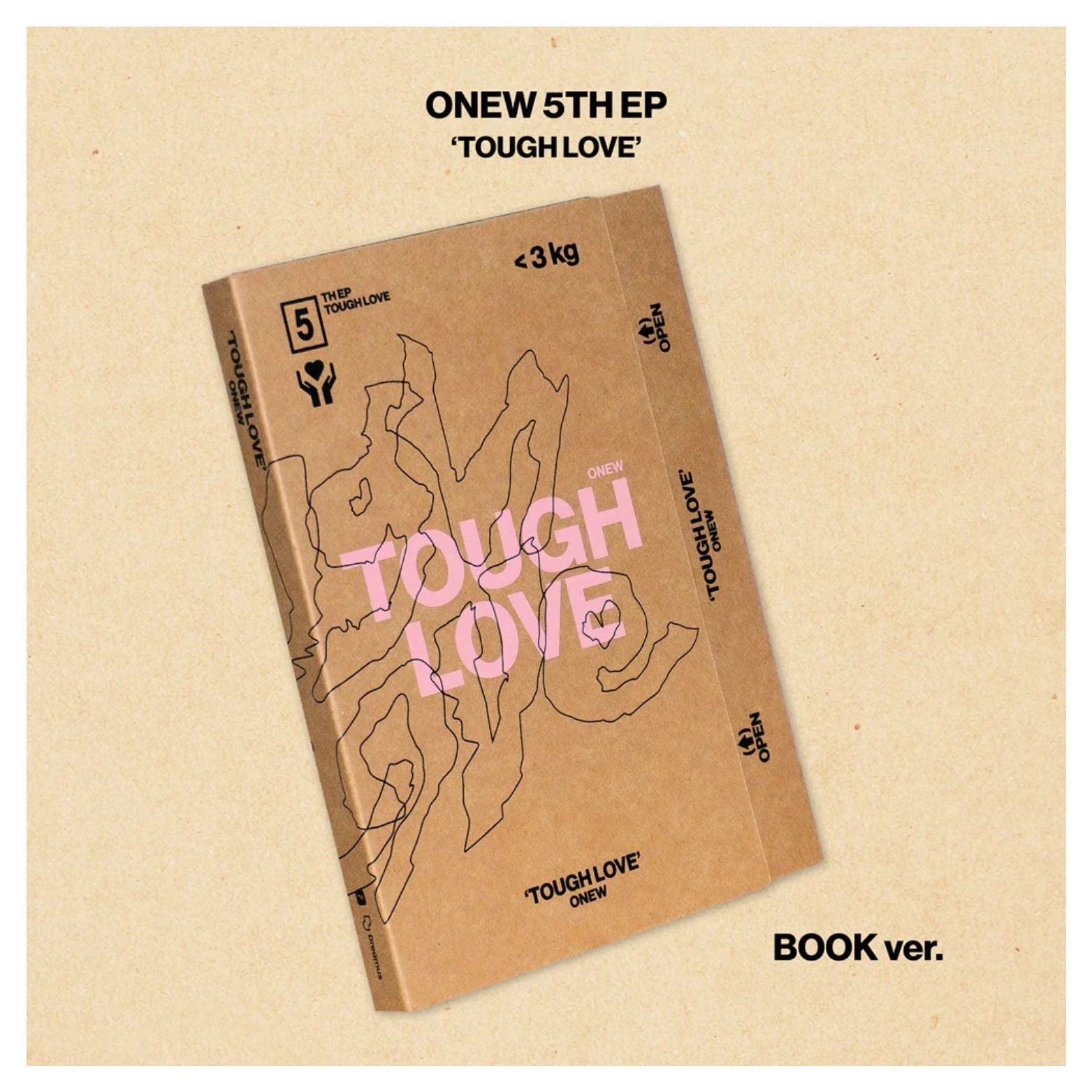 CD ONEW TOUGH LOVE BOOK VERSION 5th MINI ALBUM