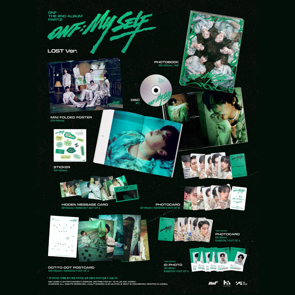 CD ONF MY SELF THE 2ND ALBUM PART.2