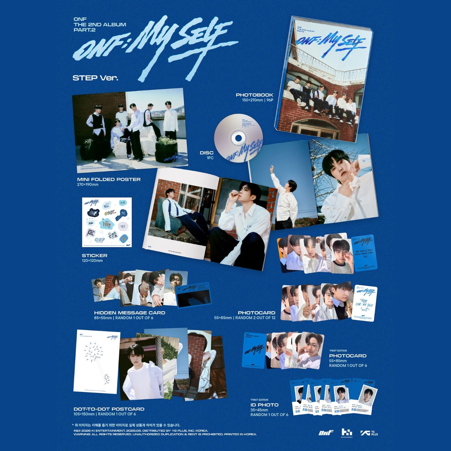 CD ONF MY SELF THE 2ND ALBUM PART.2