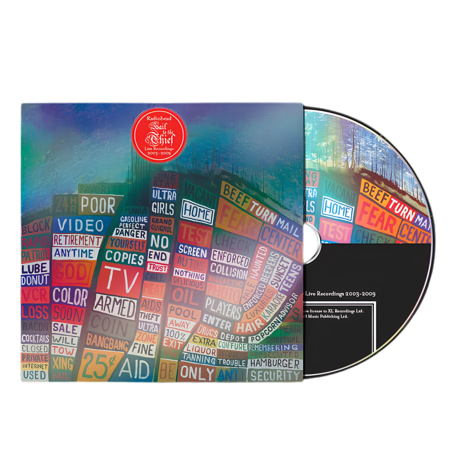 CD RADIOHEAD HAIL TO THE THIEF (LIVE RECORDINGS 2003-2009)