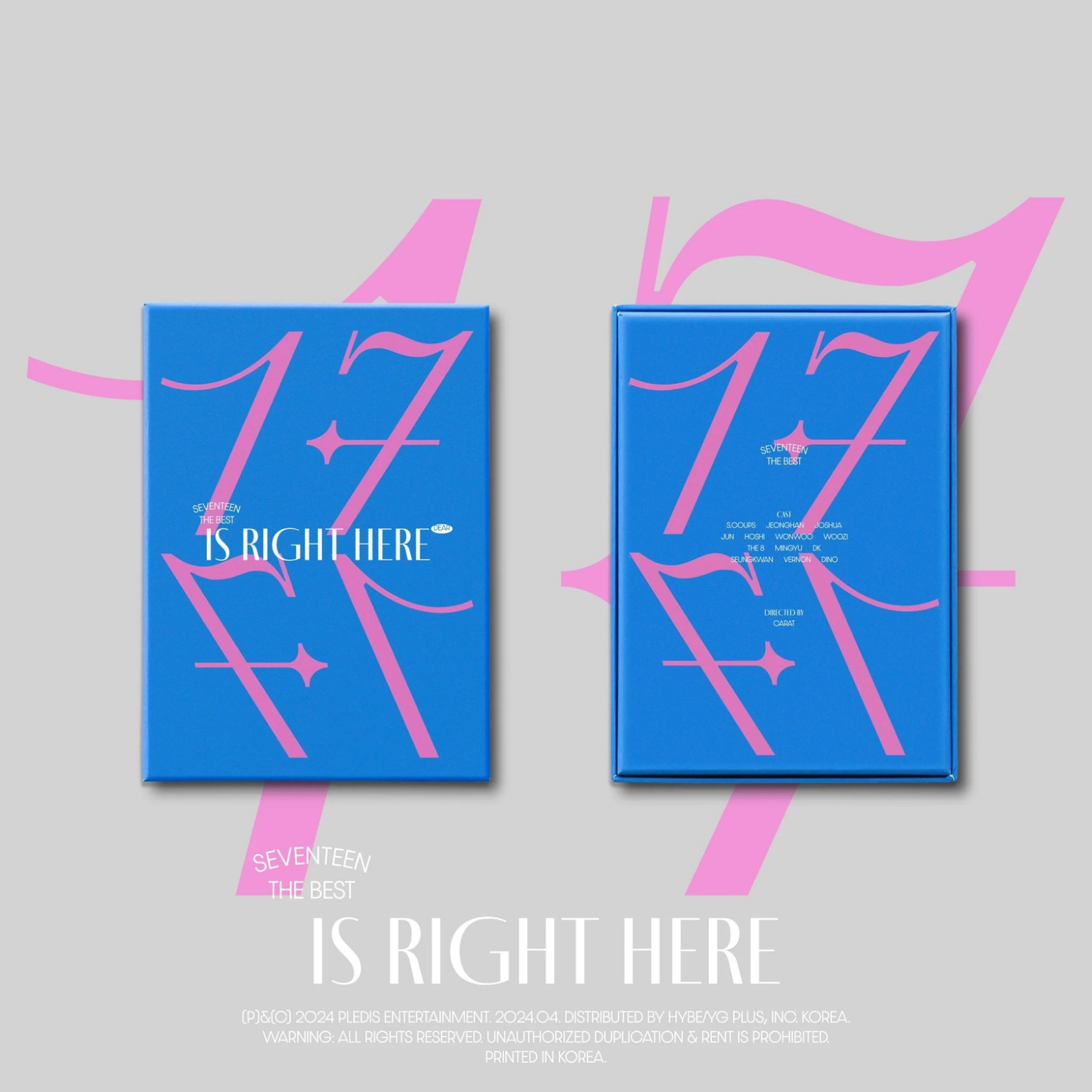 CD SEVENTEEN THE BEST IS RIGHT HERE (DEAR VER.) 2CD