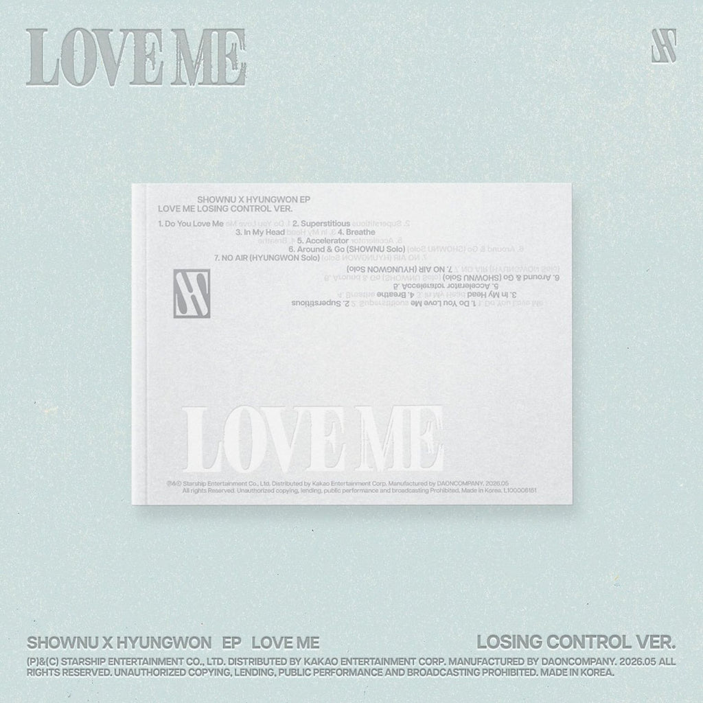 CD SHOWNU X HYUNGWON LOVE ME LOSING CONTROL VER.
