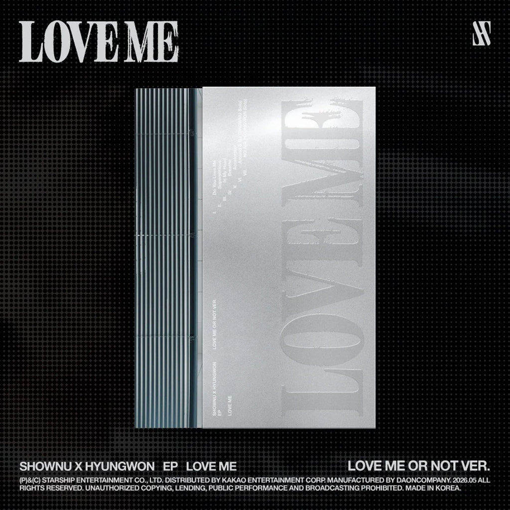 CD SHOWNU X HYUNGWON LOVE ME OR NOT