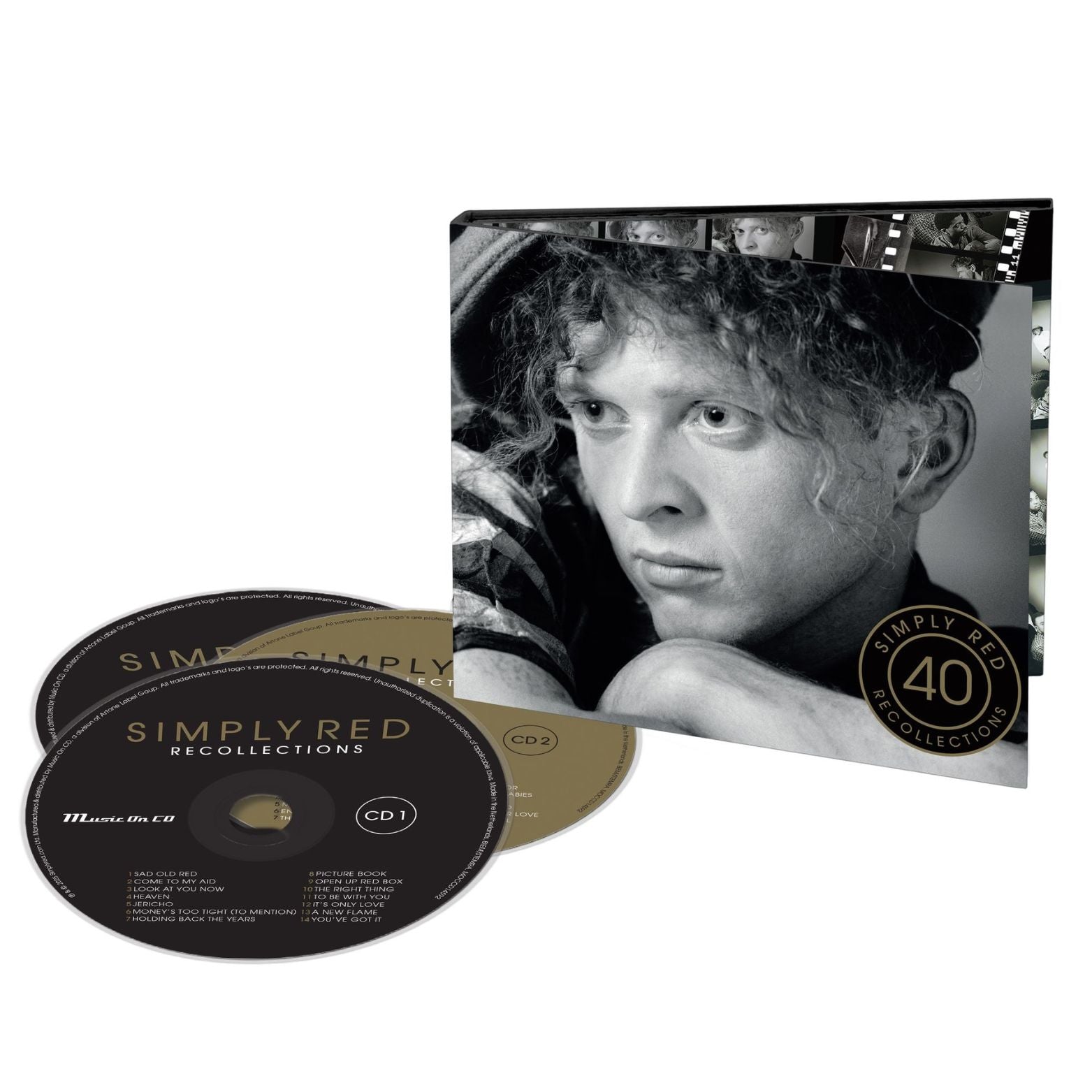 CD SIMPLY RED 40 RECOLLECTIONS 3CD
