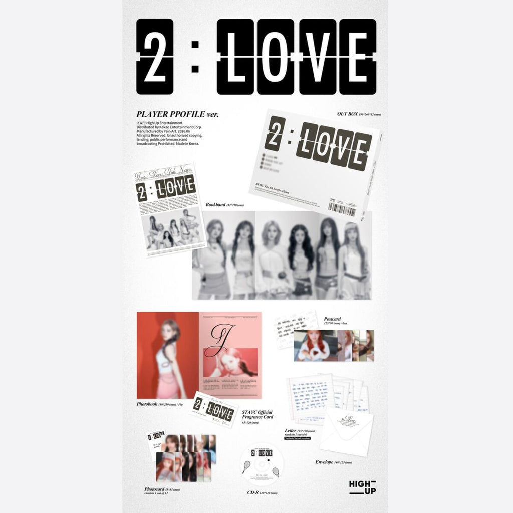 CD STAYC 2:LOVE THE 6TH SINGLE ALBUM