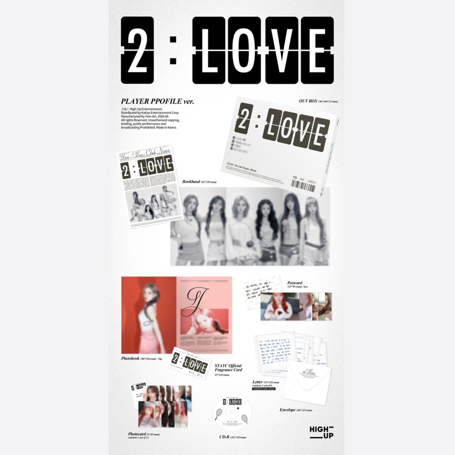 CD STAYC 2:LOVE THE 6TH SINGLE ALBUM