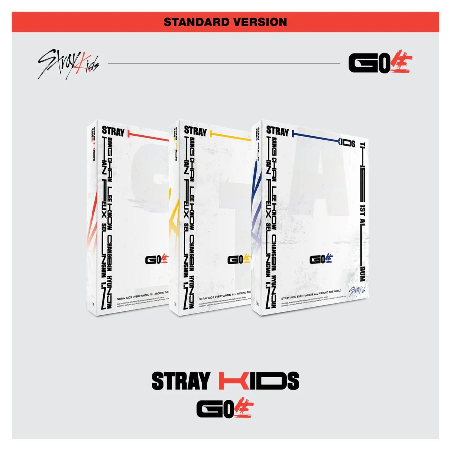 CD STRAY KIDS GO LIVE