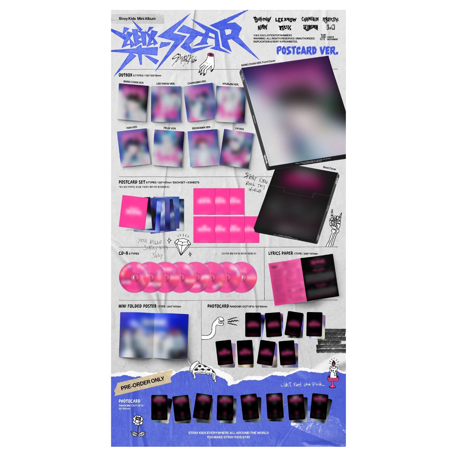 CD STRAY KIDS ROCK STAR