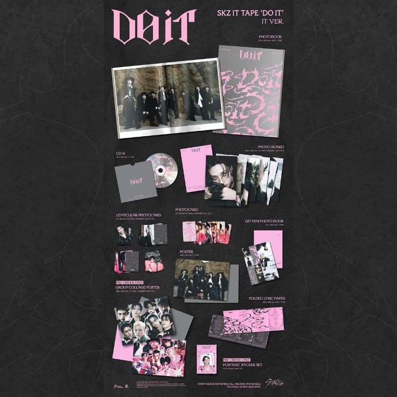 CD STRAY KIDS SKZ IT TAPE 'DO IT'