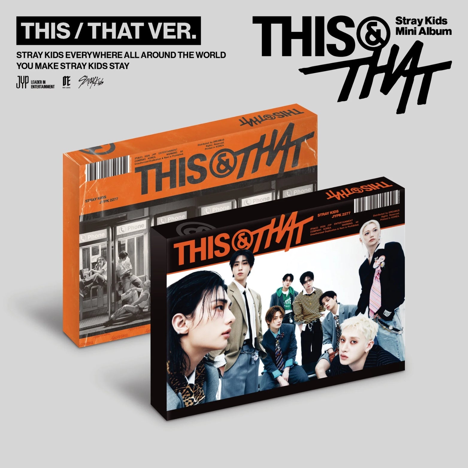 CD STRAYKIDS THIS & THAT 10th MINI ALBUM