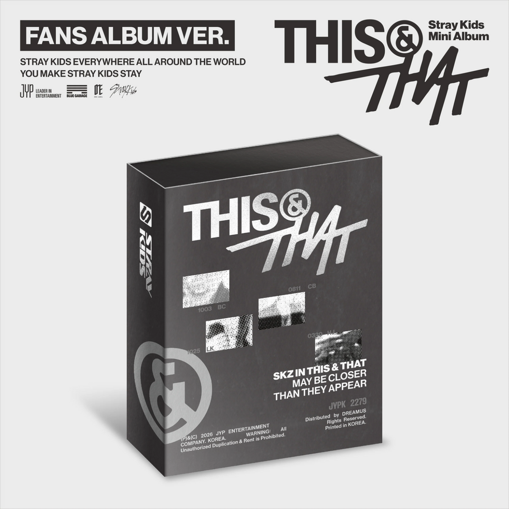 CD STRAY KIDS THIS & THAT 10th MINI ALBUM (FANS ALBUM VER.)
