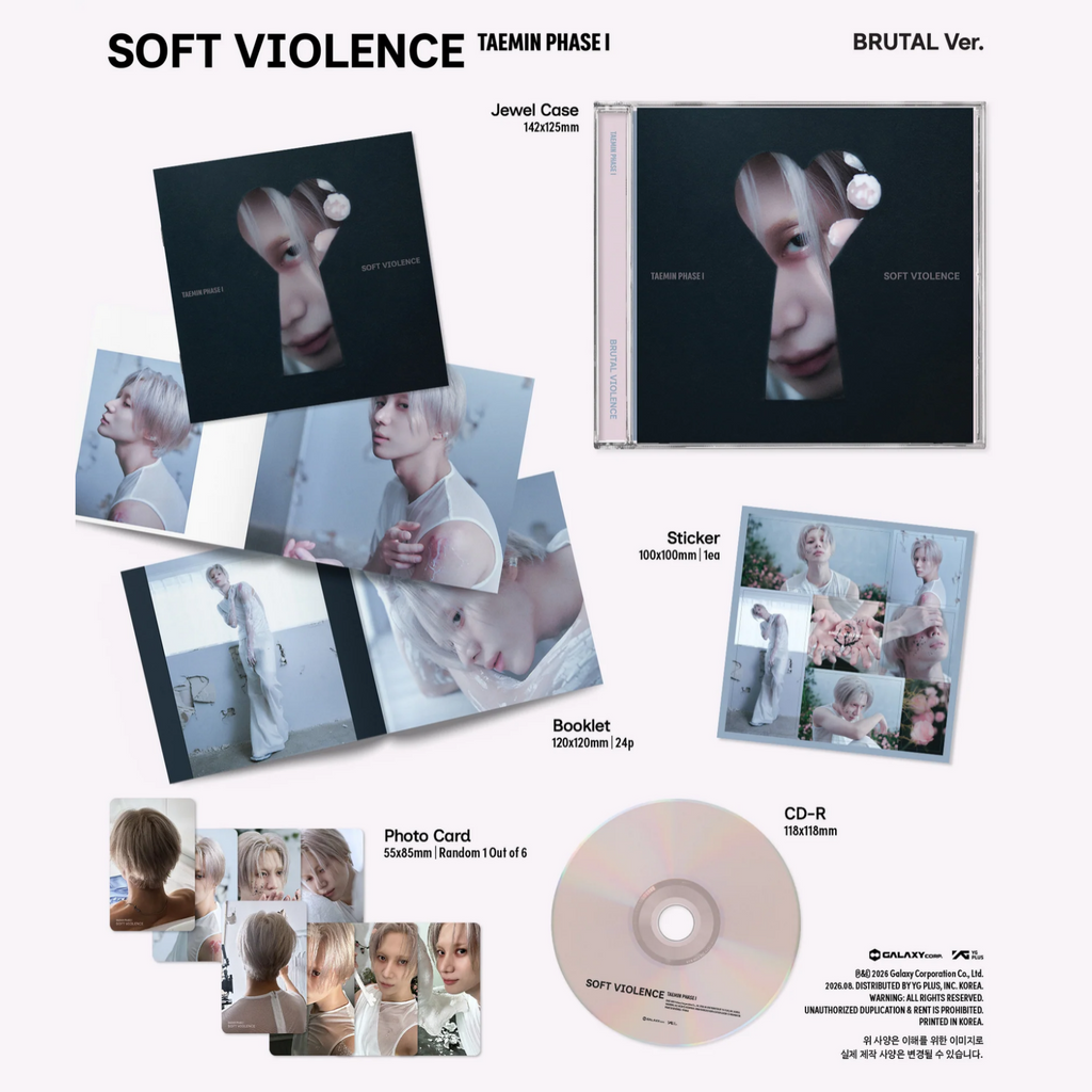 CD TAEMIN PHASE I: SOFT VIOLENCE (RANDOM JEWELCASE EDITION)