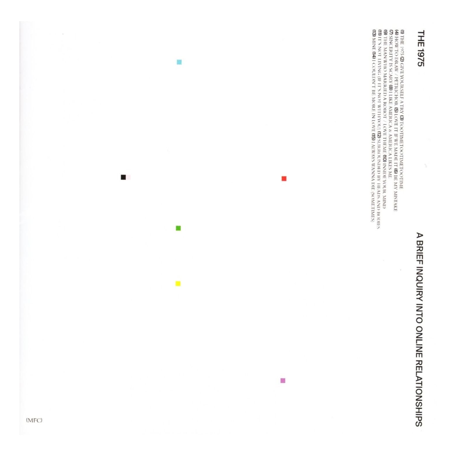 CD THE 1975 A BRIEF INQUIRY INTO ONLINE RELATIONSHIPS