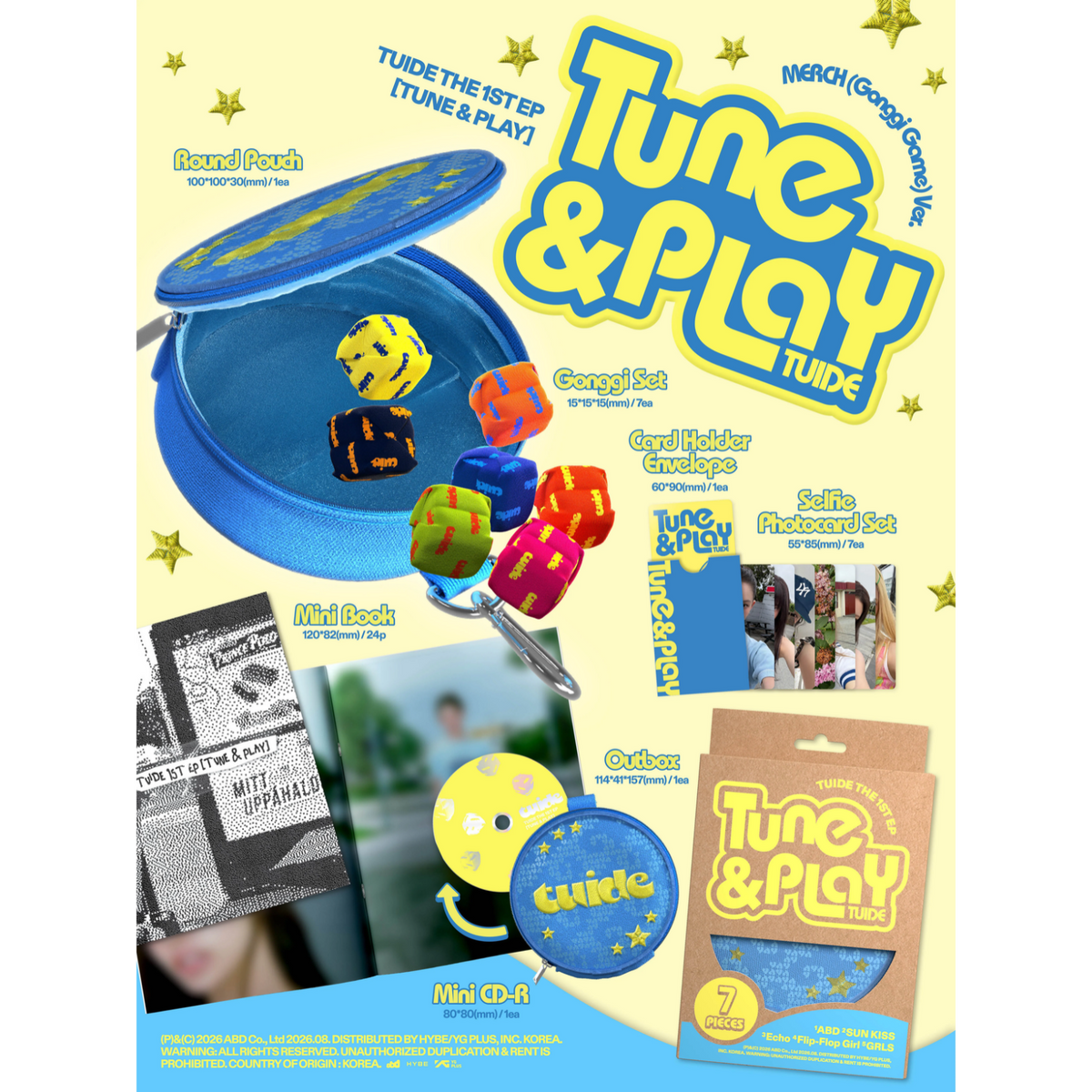 CD TUDE TUNE & PLAY LIMITED GONGGI GAME EDITION