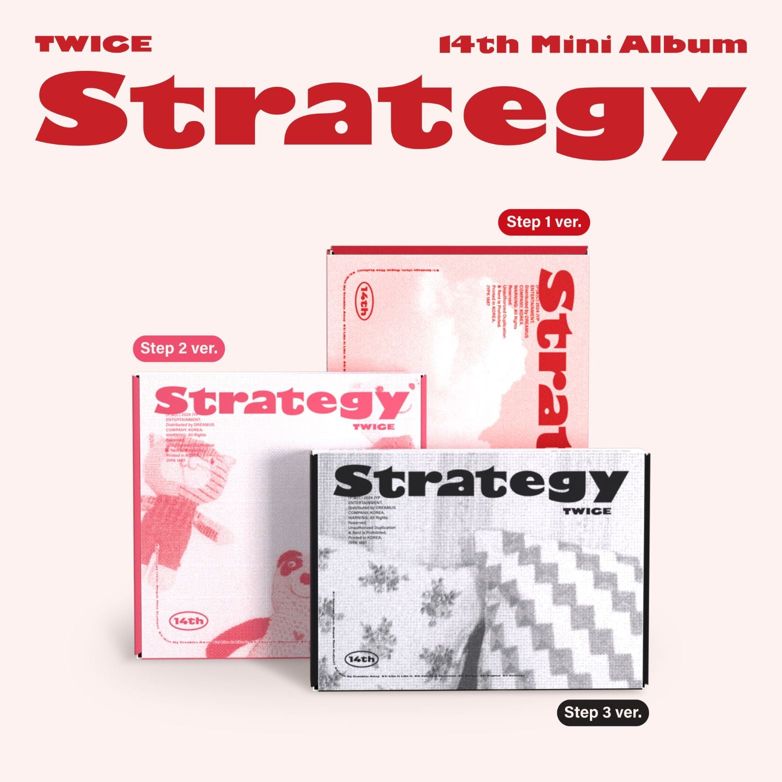 CD TWICE STRATEGY 14th MINI ALBUM