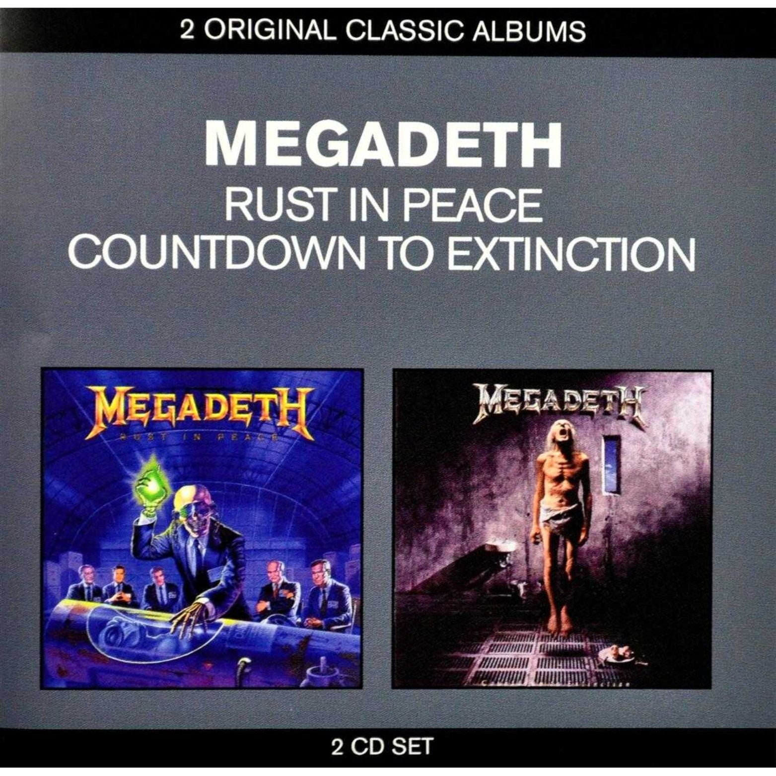 CD MEGADETH RUST IN PEACE, COUNTDOWN TO EXTINCTION 2CD