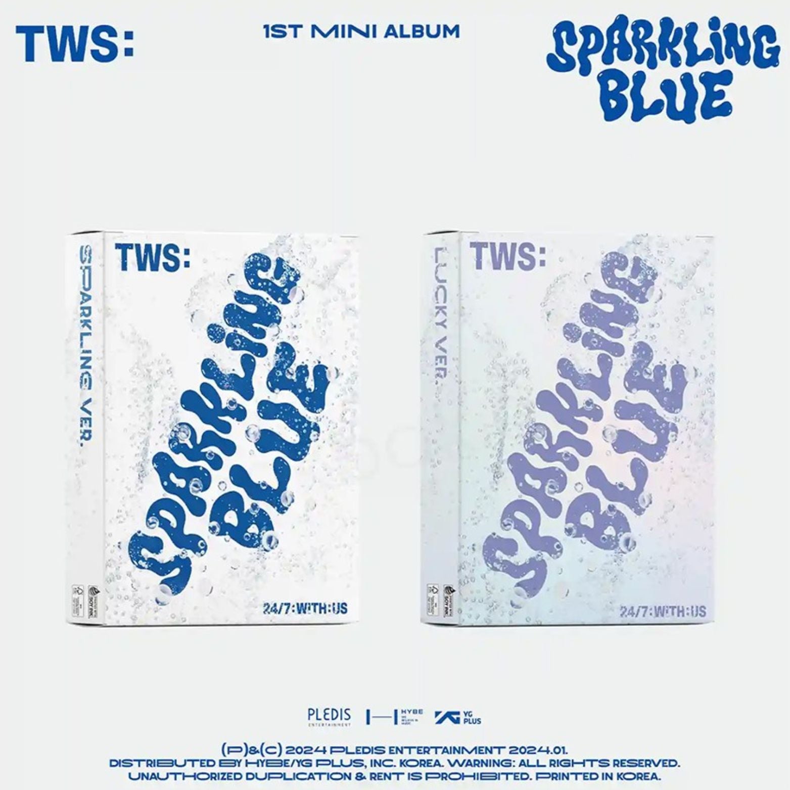 CD TWS SPARKLING BLUE 1st MINI ALBUM