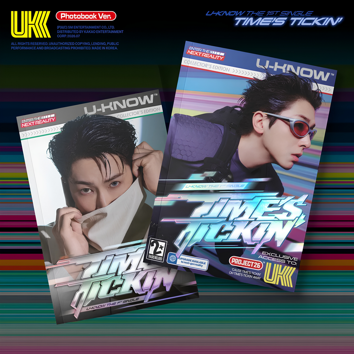 CD U-KNOW (TVXQ!) TIME'S TICKIN' (RANDOM PHOTOBOOK EDITION)
