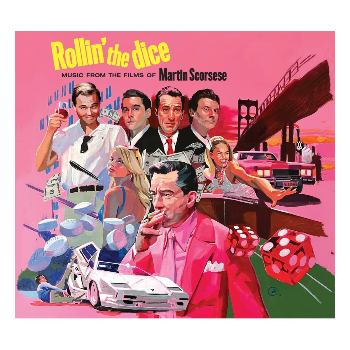 CD VARIOUS ARTISTS ROLLIN' THE DICE - MUSIC FROM THE FILMS OF MARTIN SCORSESE
