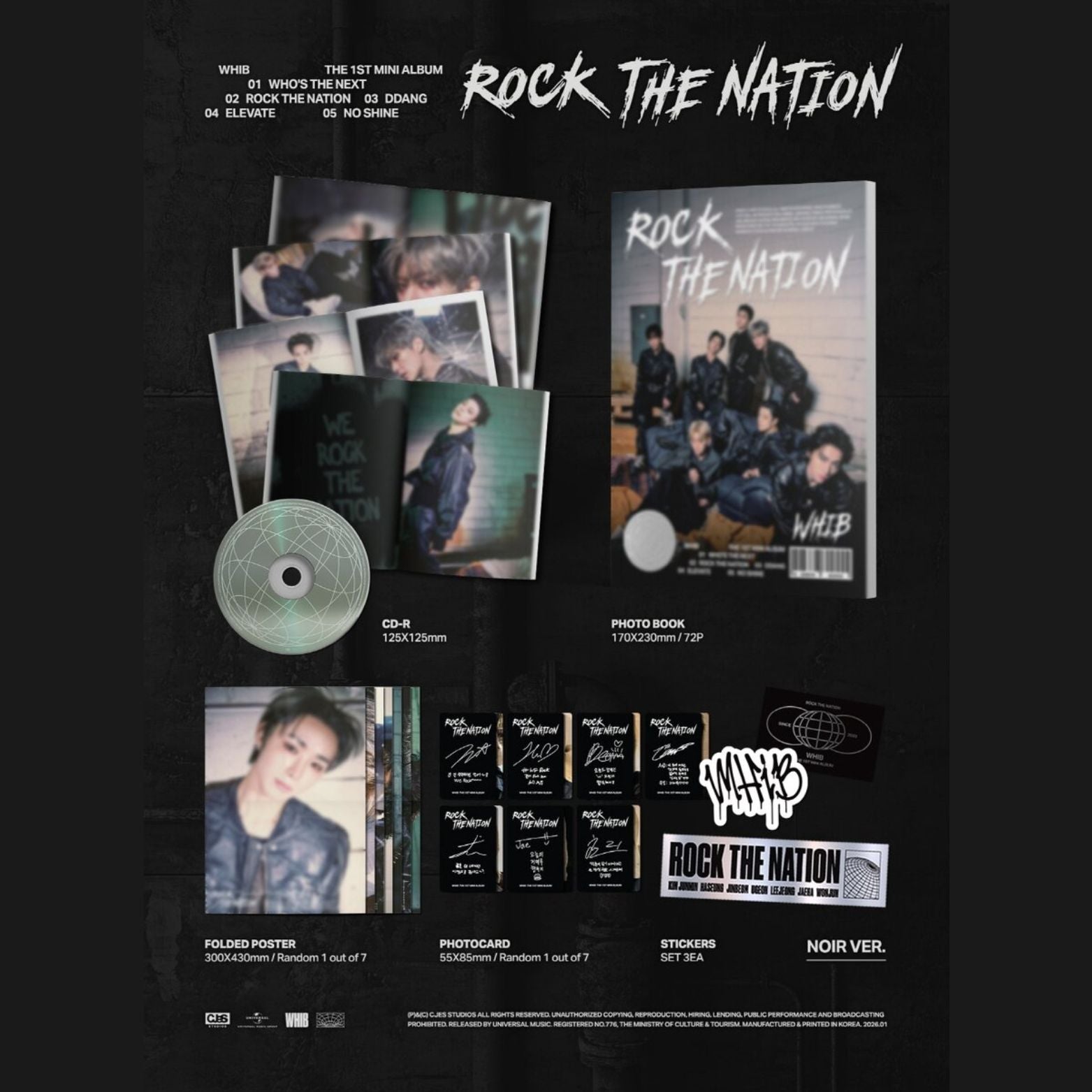CD WHIB ROCK THE NATION