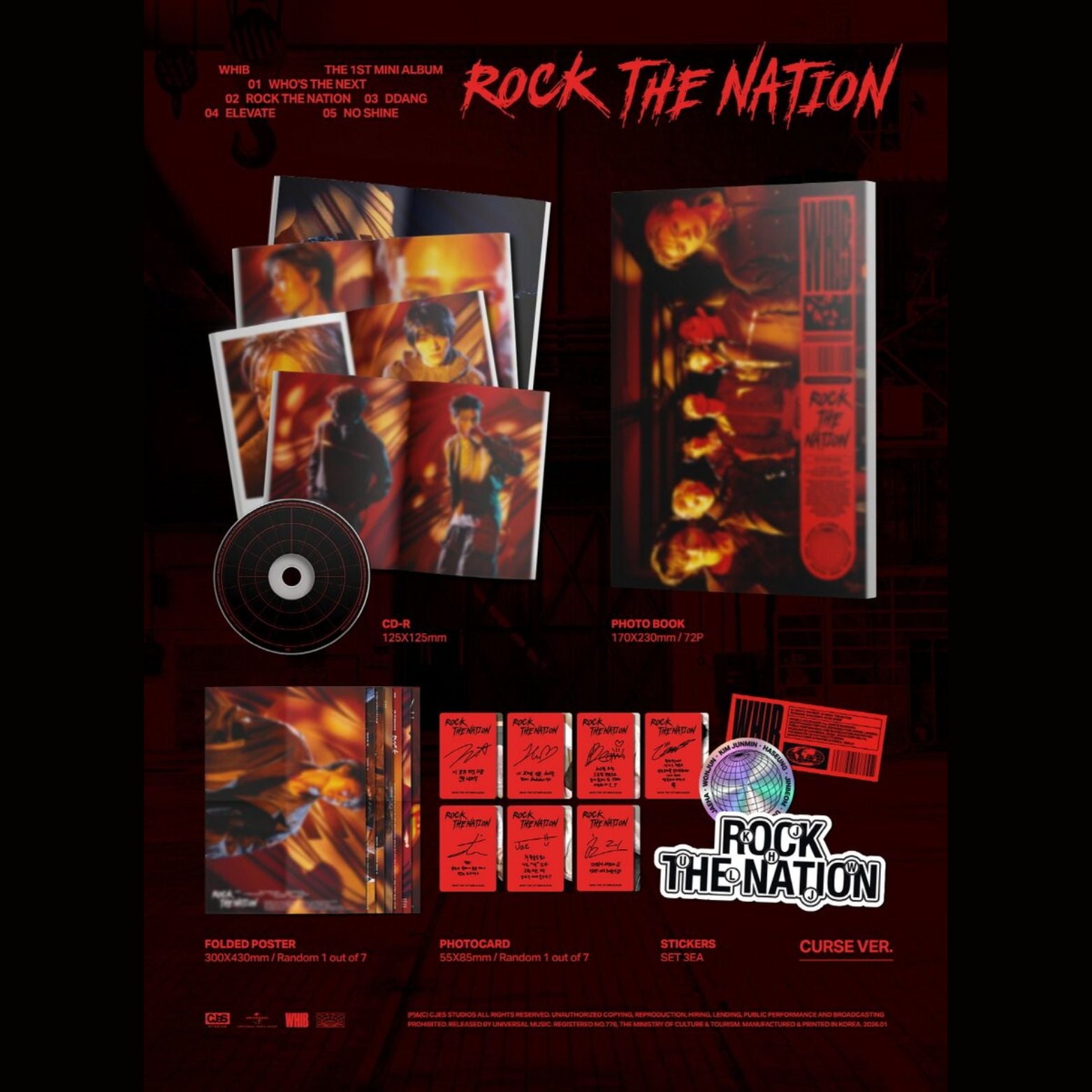 CD WHIB ROCK THE NATION