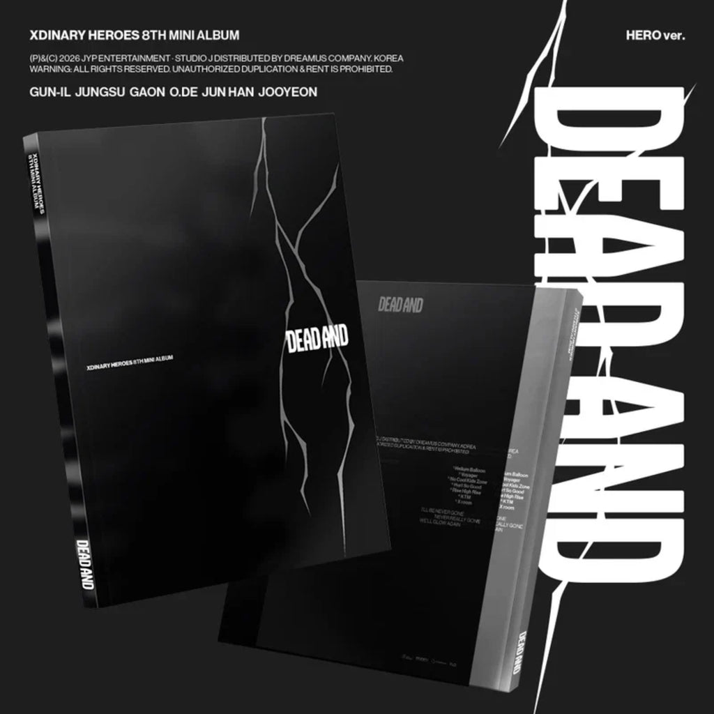 CD XDINARY HEROES 8th MINI ALBUM DEAD AND PHOTOBOOK VER.