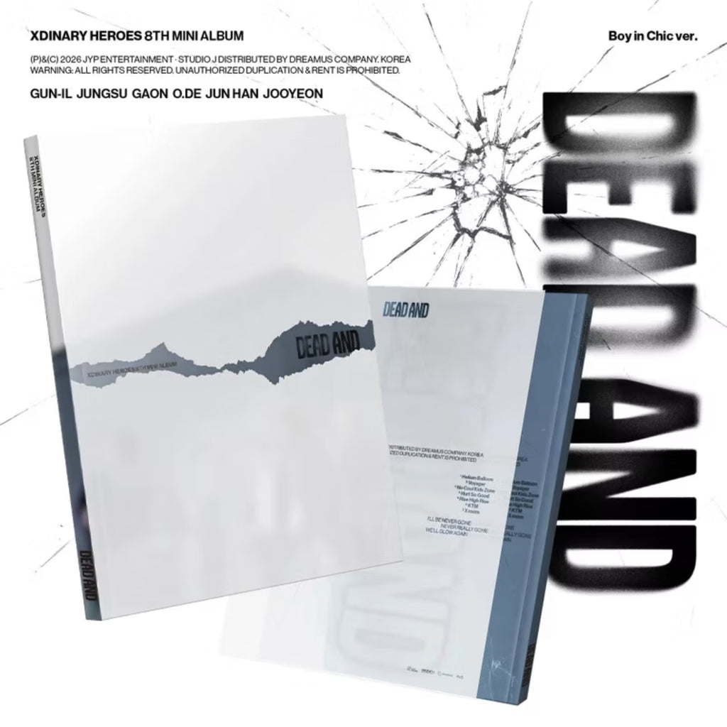 CD XDINARY HEROES 8th MINI ALBUM DEAD AND PHOTOBOOK VER.