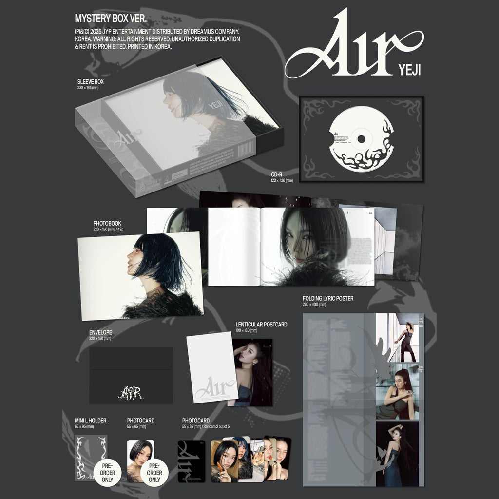 CD YEJI AIR THE 1ST MINI ALBUM