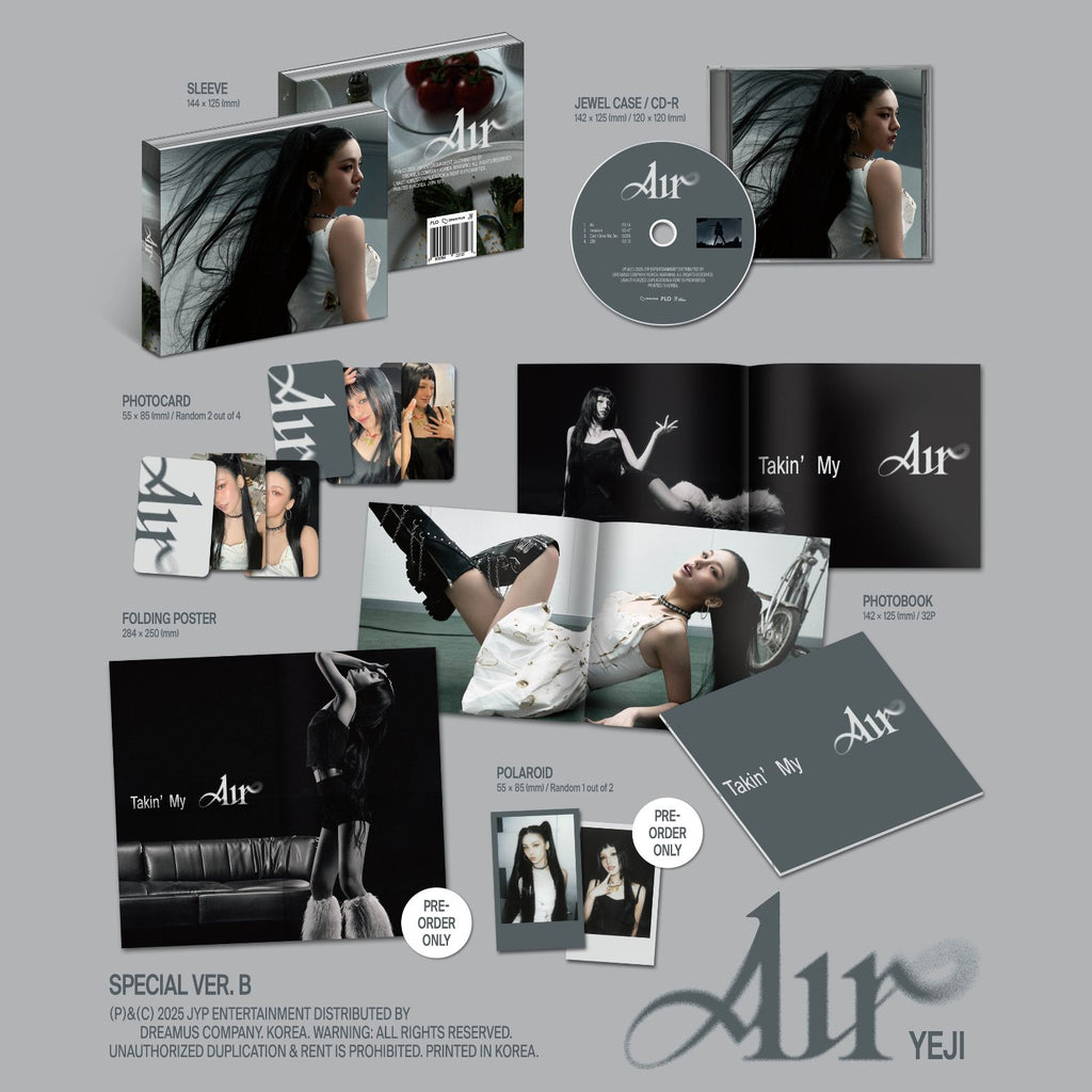 CD YEJI AIR THE 1ST MINI ALBUM