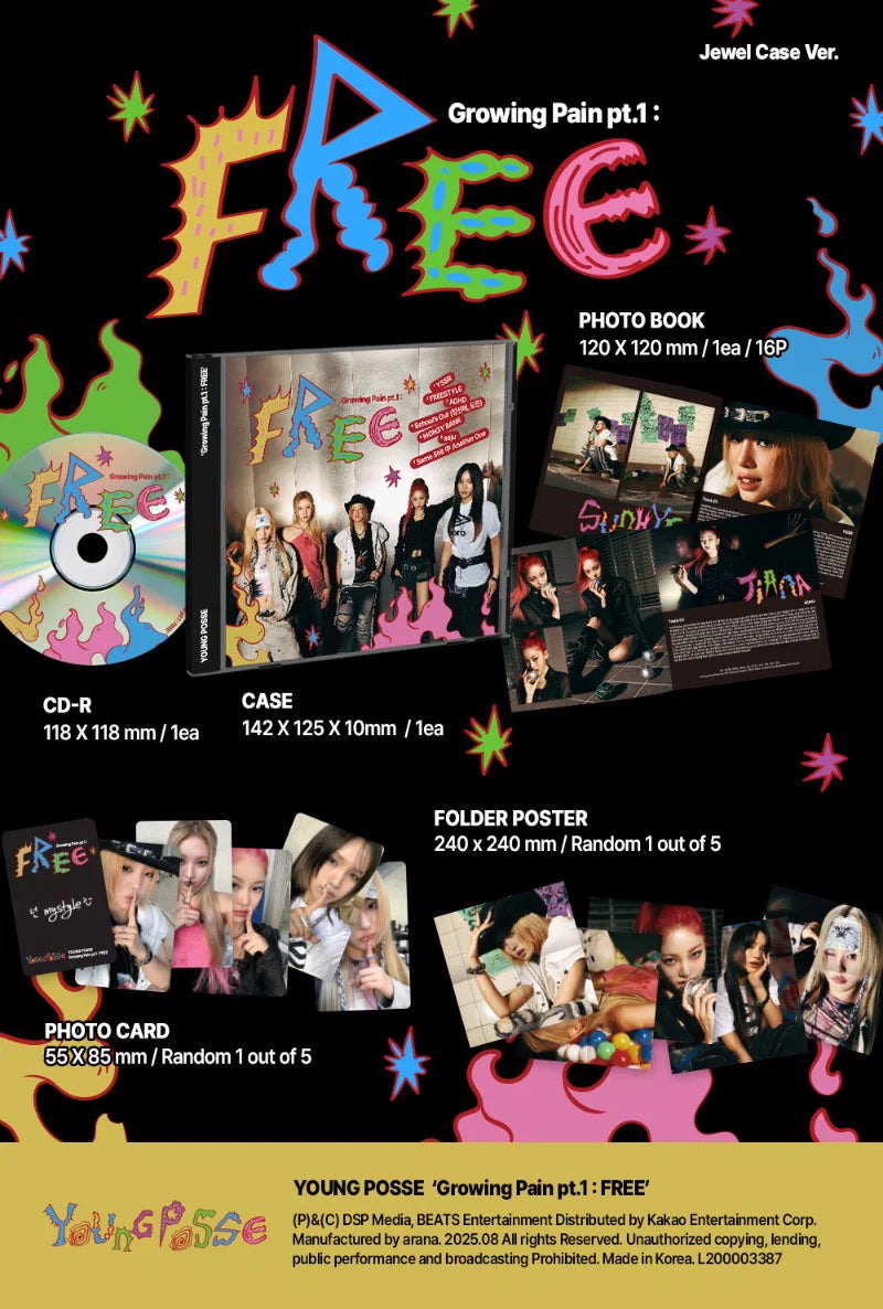 CD YOUNG POSSE GROWING PAIN PR.1: FREE