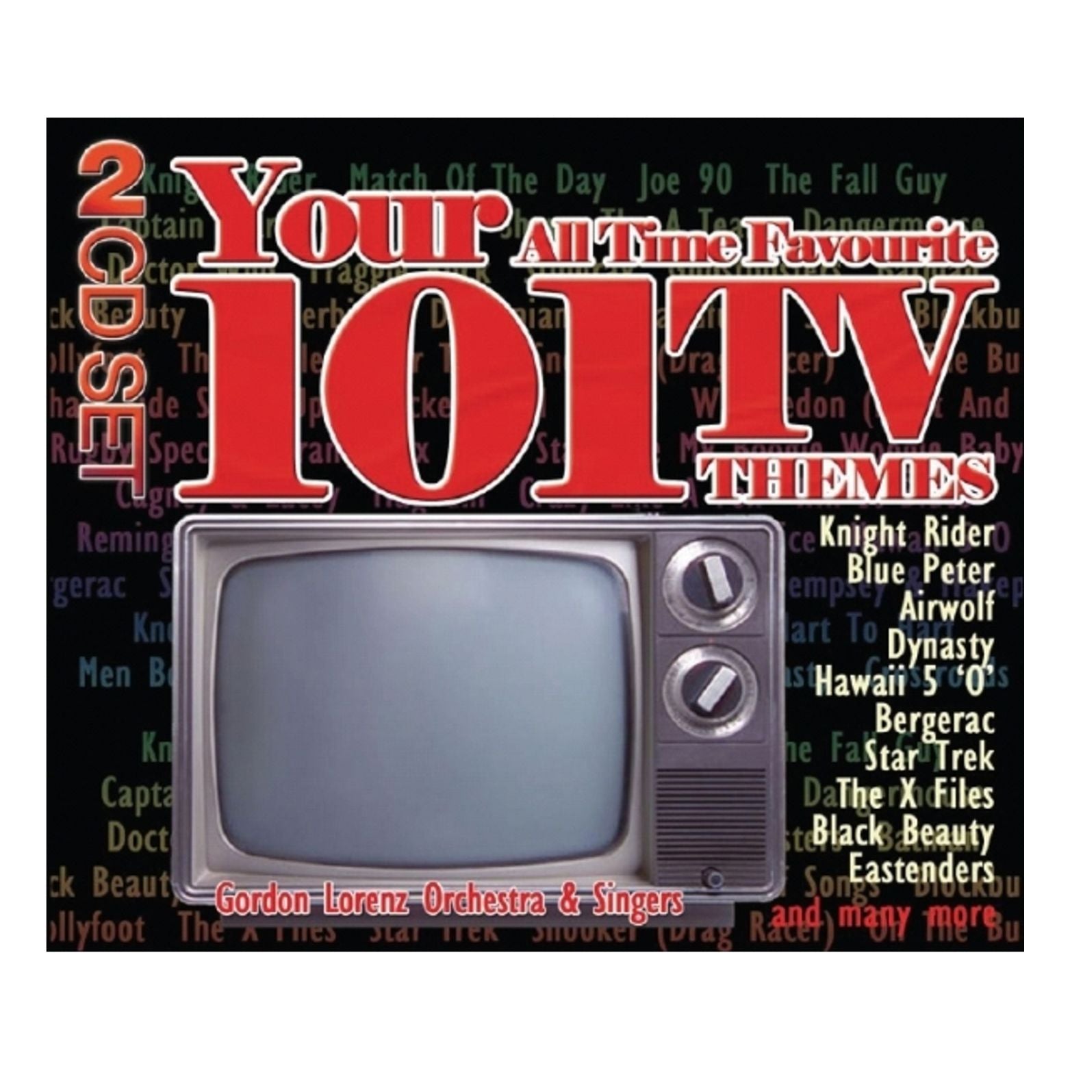 CD YOUR ALL TIME FAVORITE 101 TV THEMES 2CD