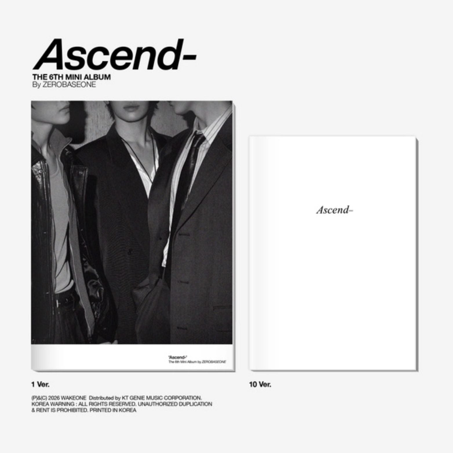 CD ZEROBASEONE ASCEND
