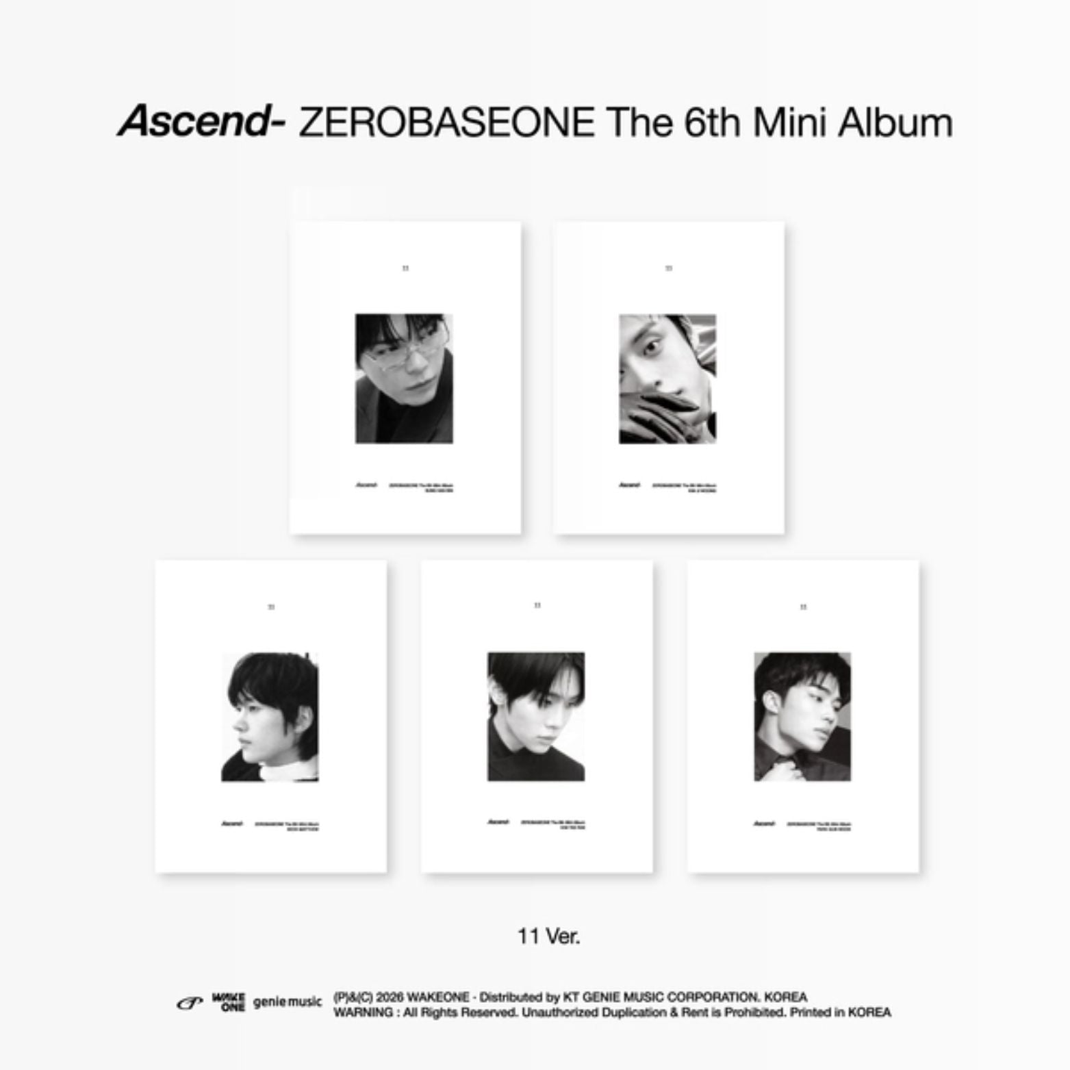 CD ZEROBASEONE ASCEND