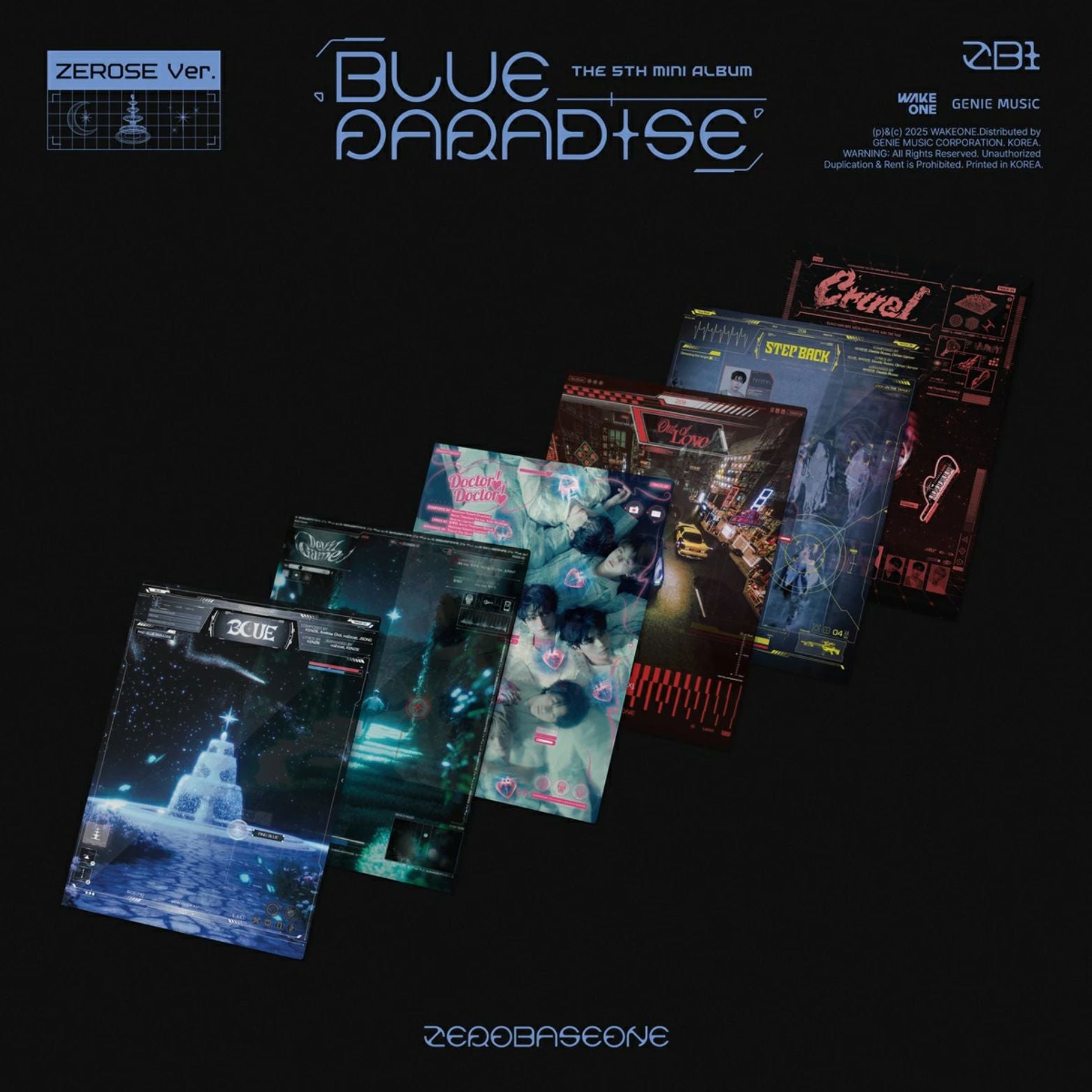 CD ZEROBASEONE BLUE PARADISE