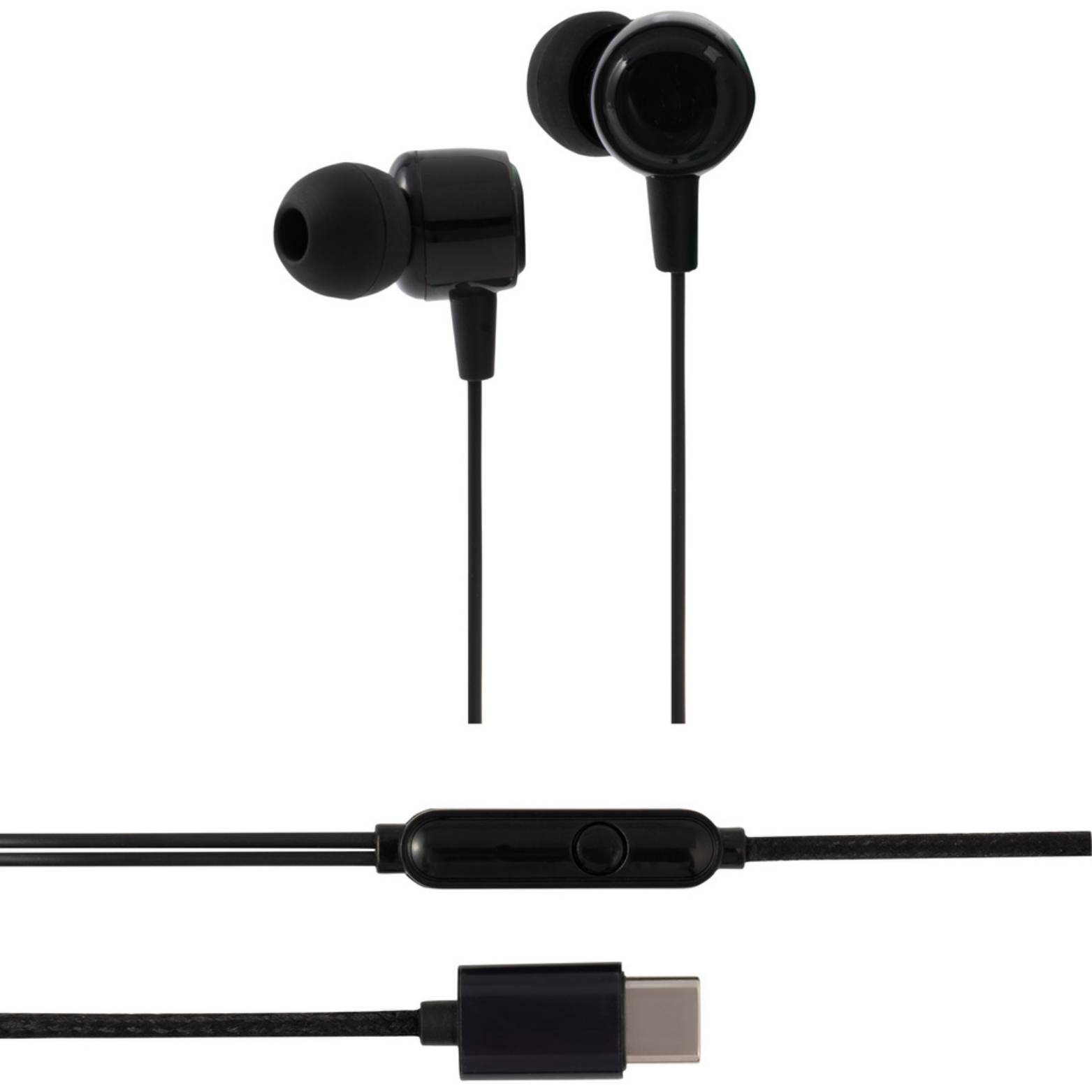CHAMPION IN-EAR HÖRLURAR USB-C SVART