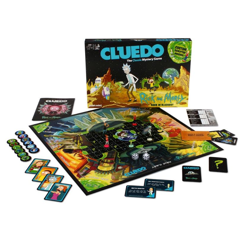 CLUEDO RICK AND MORTY (ENGELSK VERSION)
