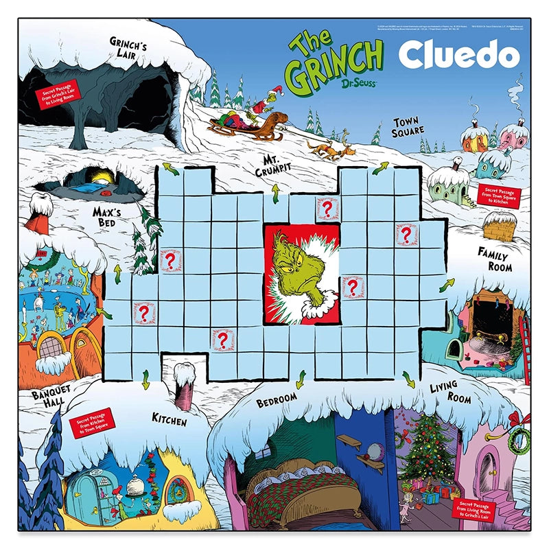 CLUEDO THE GRINCH (ENGELSK VERSION)