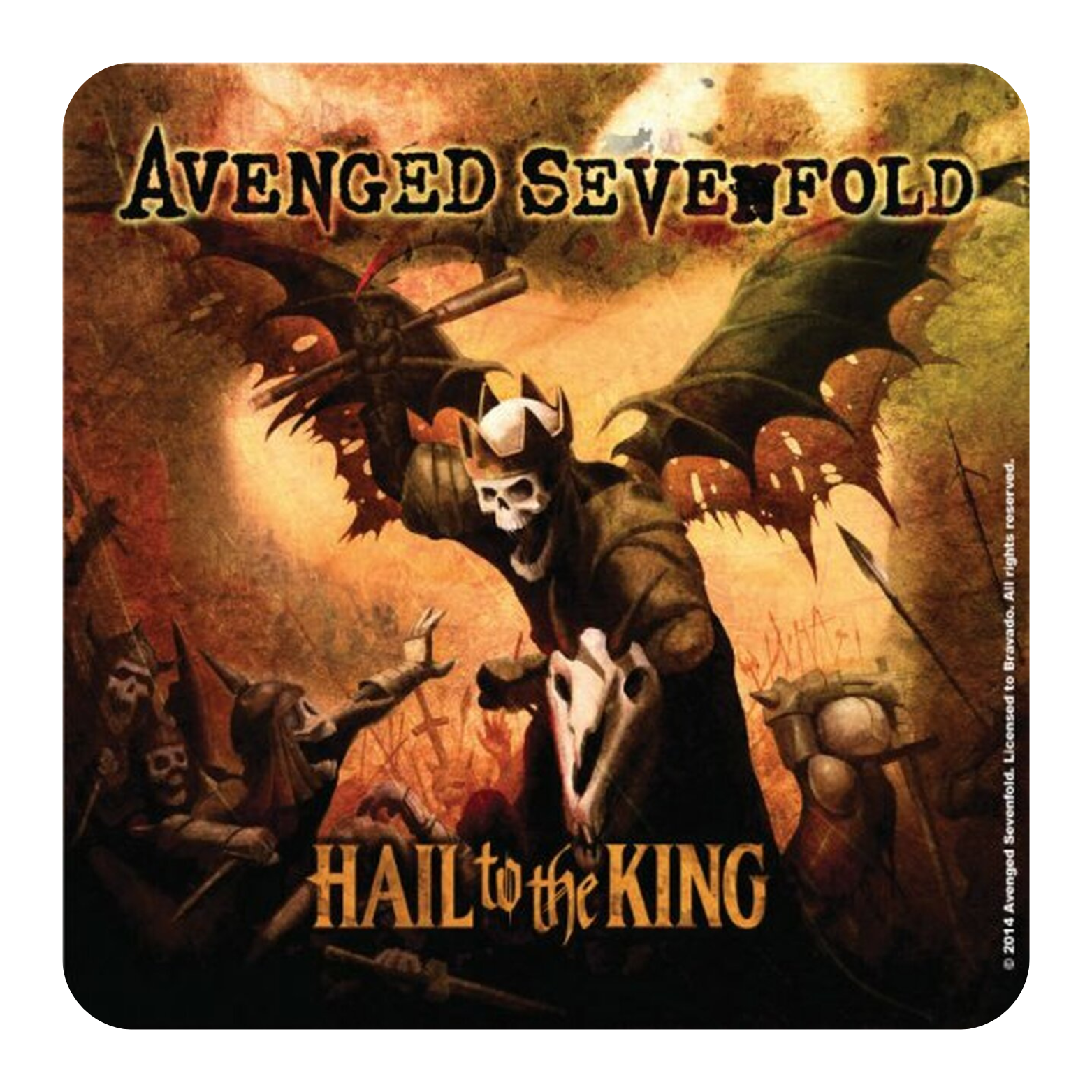 COASTER AVENGED SEVENFOLD HAIL TO THE KING